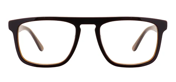 Vintage Acetate Eyeglasses (Brown)