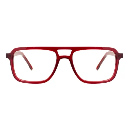 Rectangular Double Bridge Spectacles