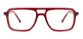 Rectangular Double Bridge Spectacles