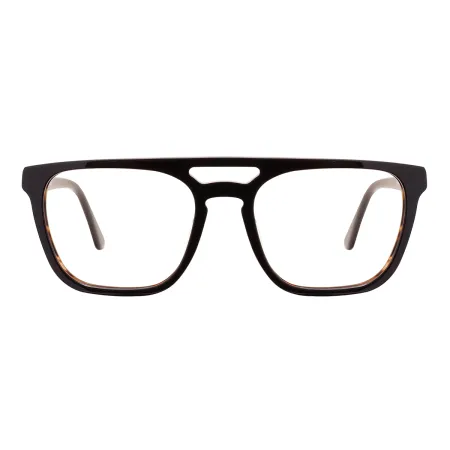 Square Double Bridge Eyeglasses