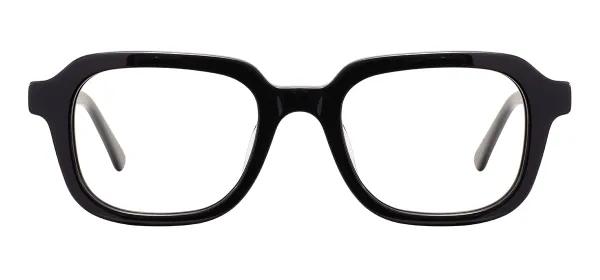 Rectangular Women Glasses (Black)