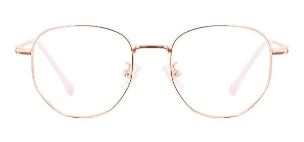 Geometric Metal Glasses (Rose Gold)