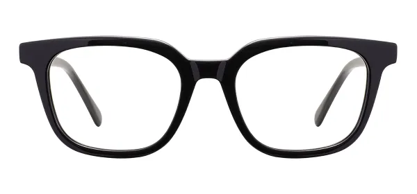 Square Full Rim Spectacles (Black)