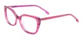 Trendy Cat Eye Acetate Glasses 
