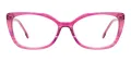 Trendy Cat Eye Acetate Glasses 