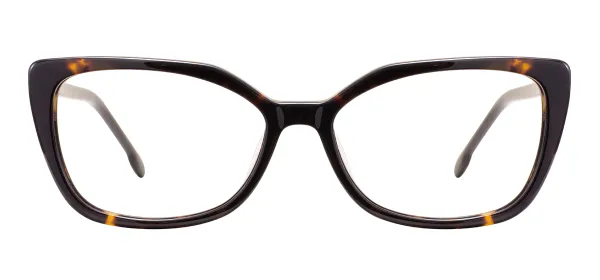 Trendy Cat Eye Acetate Glasses  (Tortoise)