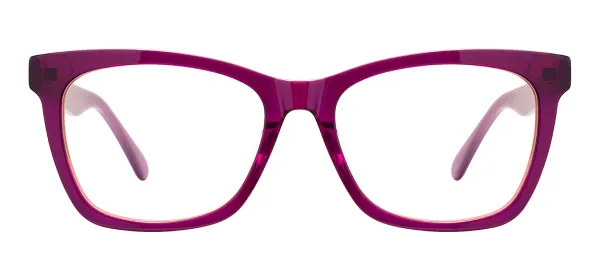 Fashion Acetate Eyeglasses (Purple)