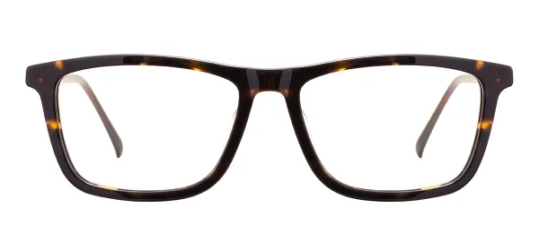 Classic Rectangular Glasses (Tortoise)