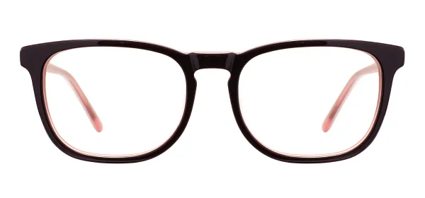 Fashion Square Acetate Glasses (pink)