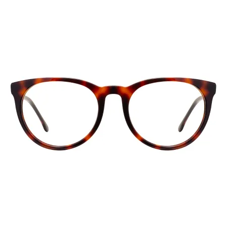 Retro Round Acetate Glasses