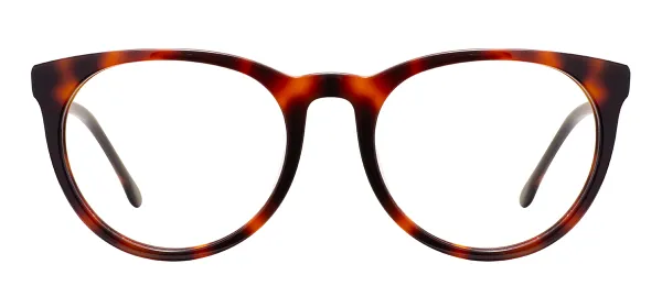 Retro Round Acetate Glasses (Tortoise)