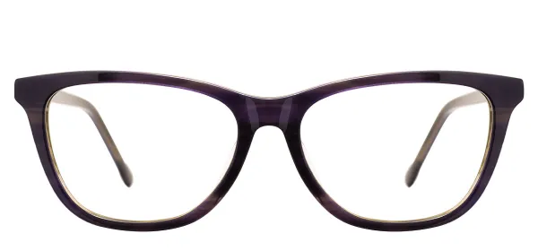 Women Cat Eye Glasses (Transparent Green)