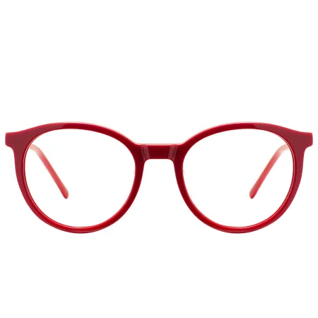 Retro Round Acetate Glasses
