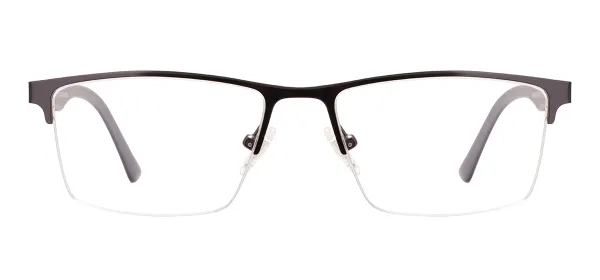 Business Half-rim Glasses (Gray)