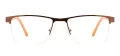 Fashion Half-rim Eyeglasses