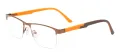 Fashion Half-rim Eyeglasses