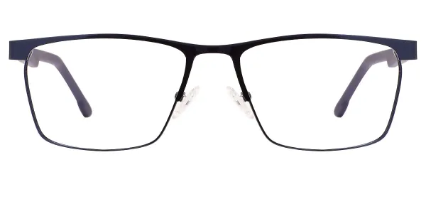 Classic Square Eyeglasses (Blue)