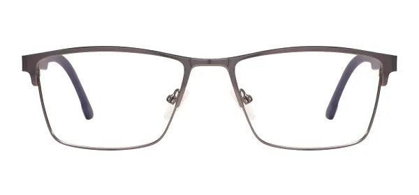 Classic Rectangle Glasses (Gray)