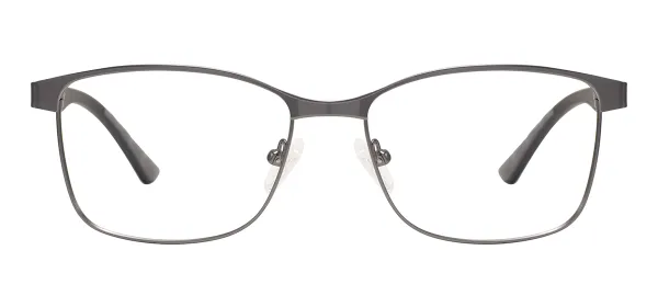 Fashion Square Eyeglasses (Gray)