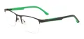 Rectangular Half-rim Eyeglasses