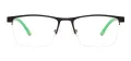 Rectangular Half-rim Eyeglasses