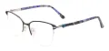 Square Half Rim Eyeglasses