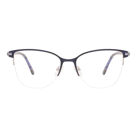 Square Half Rim Eyeglasses
