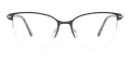 Square Half Rim Eyeglasses
