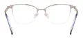 Square Half Rim Eyeglasses