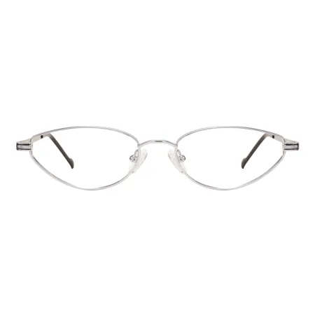 Retro Oval Metal Glasses