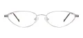 Retro Oval Metal Glasses