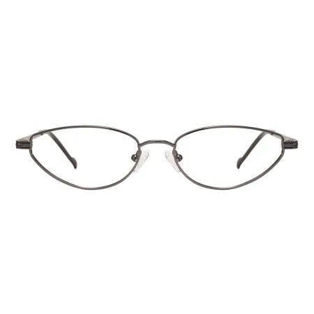 Retro Oval Metal Glasses