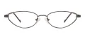 Retro Oval Metal Glasses
