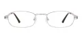 Metal Oval Eyeglasses