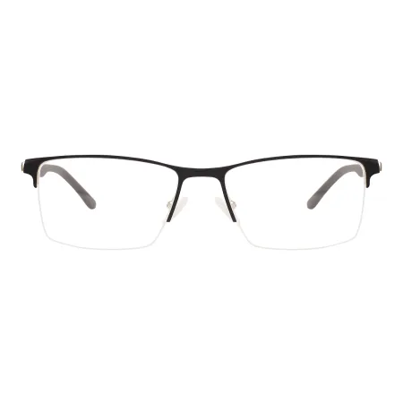 Large Metal Half Rim Glasses