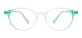 Children Oval Colorful Glasses 