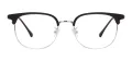 Trendy Round Browline Eyewear
