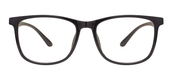 Unisex TR90 Fashion Eyeglasses (Black)