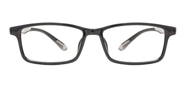 TR90 Classic Rectangle Spectacle (Black)