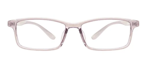 TR90 Classic Rectangle Spectacle (Transparent Gray)
