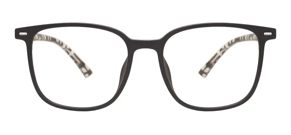 Classic Square Eyeglasses (matte black)