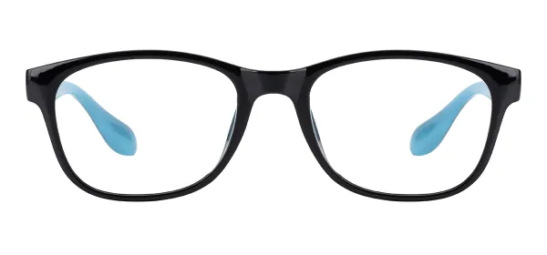 TR90 Classic Square Eyewear (Black & Blue)