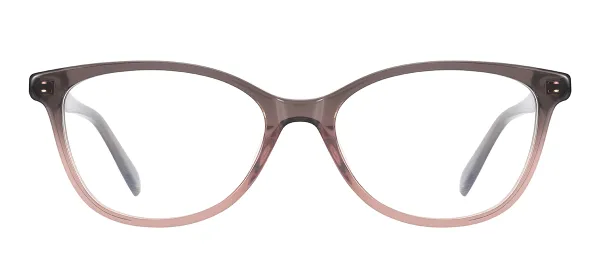 Acetate Oval Eyeglasses (Gray)