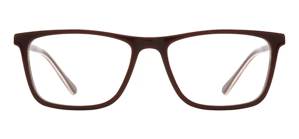 Classic Acetate Eyeglasses (Brown)