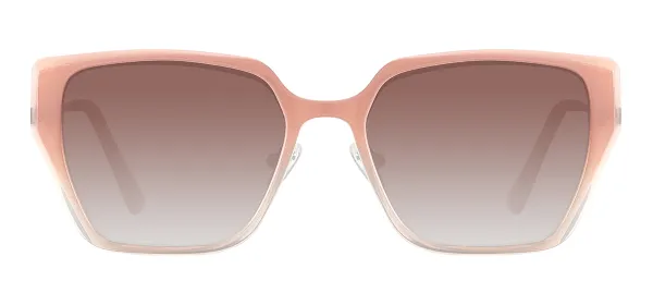 Rectangle Clip On Polarized Eyewear (Red & Gold)