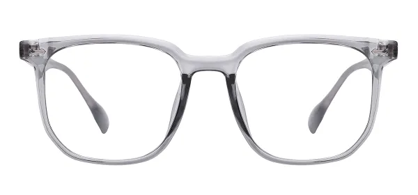 TR90 Square Eyeglasses (Gray)