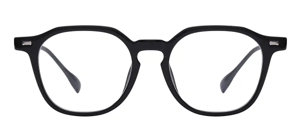TR90 Geometric Eyeglasses (Black)