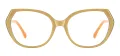 Retro Geometric Acetate Eyeglasses