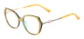 Retro Geometric Acetate Eyeglasses