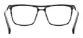 Double Bridge Square Acetate Eyeglasses